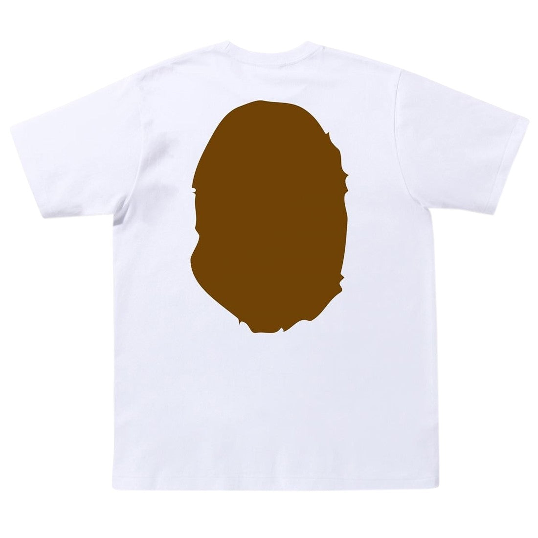 BAPE Iconic Big Brown Ape Head White T-Shirt