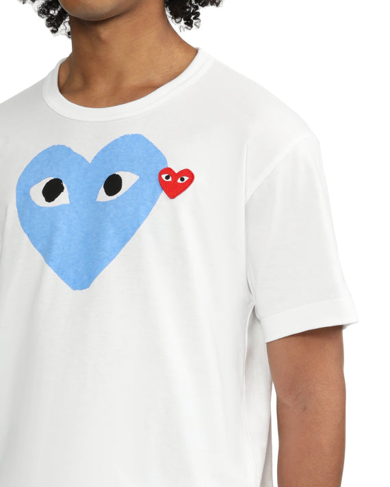 Comme des Garçons PLAY Blue Heart T-Shirt