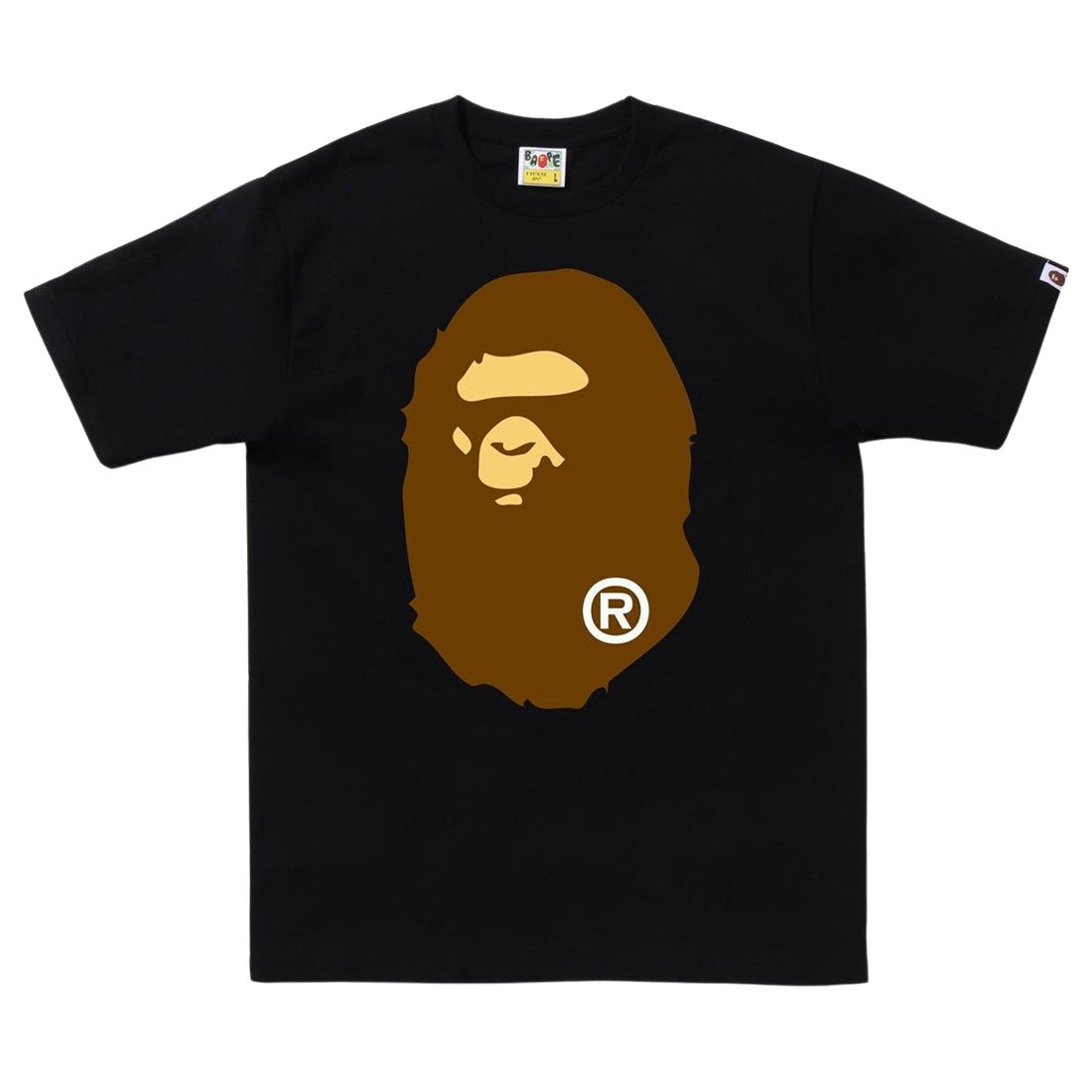 BAPE Iconic Big Brown Ape Head White T-Shirt