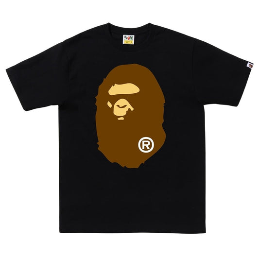 BAPE Iconic Big Brown Ape Head White T-Shirt