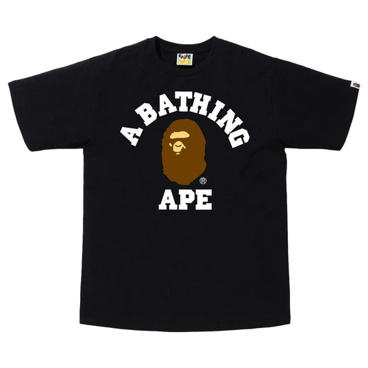 BAPE College Logo Black T-Shirt