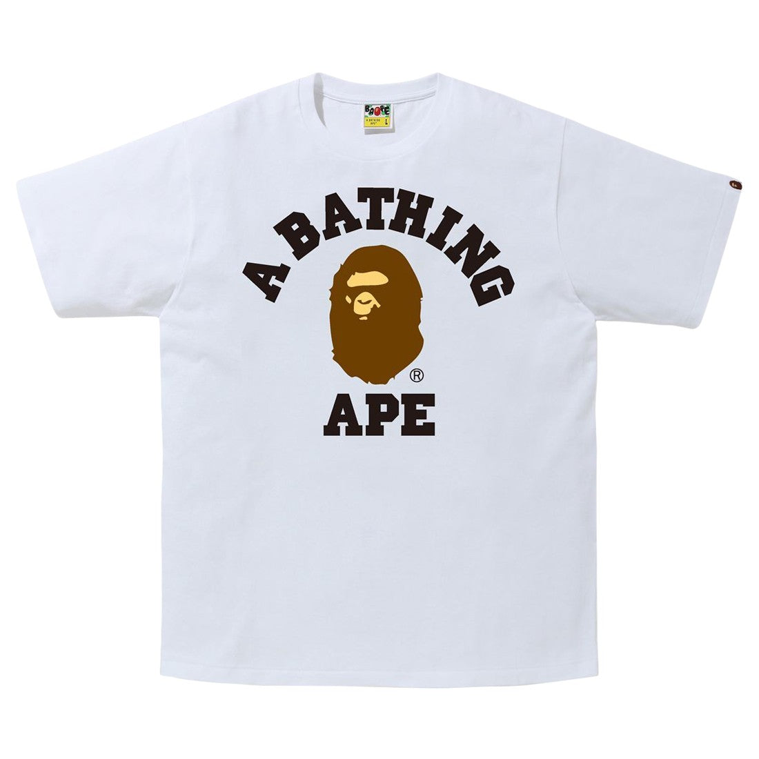 BAPE College Logo White T-Shirt
