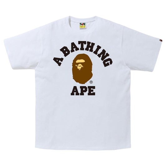 BAPE College Logo White T-Shirt