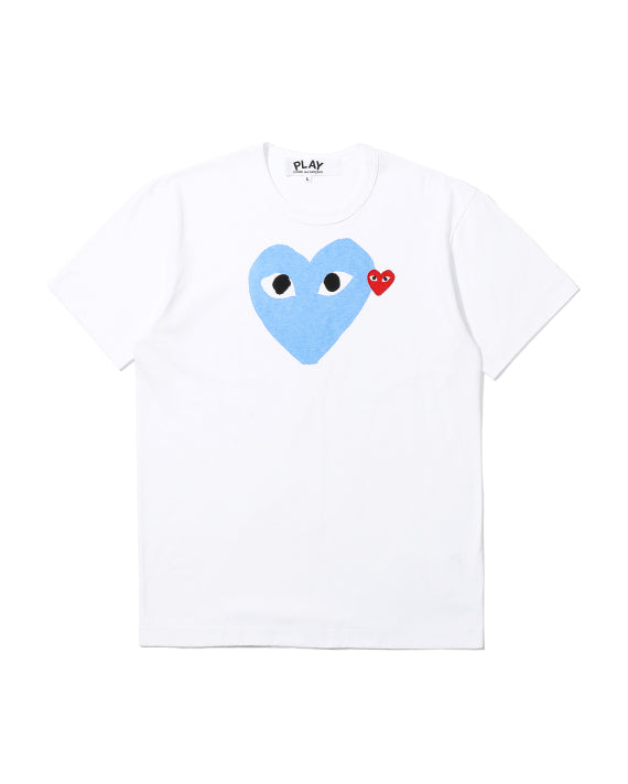 Comme des Garçons PLAY Blue Heart T-Shirt