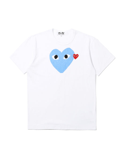 Comme des Garçons PLAY Blue Heart T-Shirt