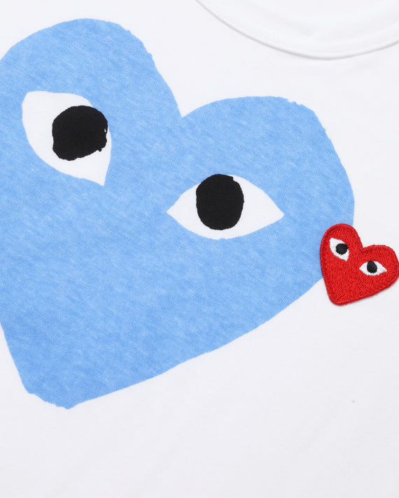Comme des Garçons PLAY Blue Heart T-Shirt