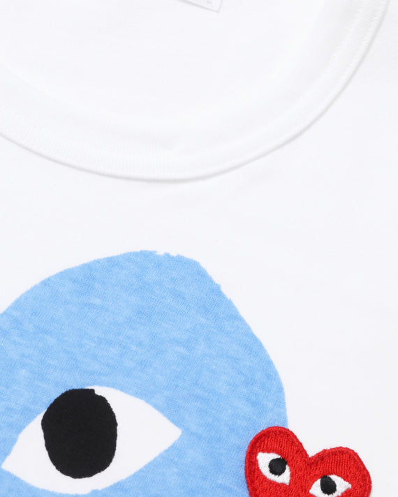 Comme des Garçons PLAY Blue Heart T-Shirt