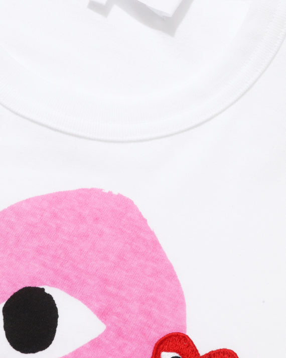 Comme des Garçons PLAY Pink Heart T-Shirt