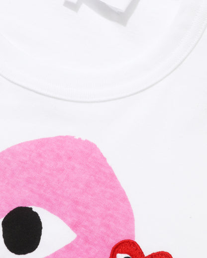 Comme des Garçons PLAY Pink Heart T-Shirt
