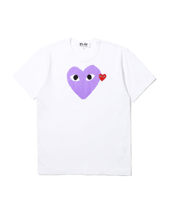 Comme des Garçons PLAY Purple Heart T-Shirt