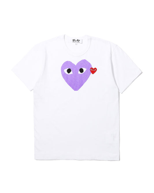 Comme des Garçons PLAY Purple Heart T-Shirt