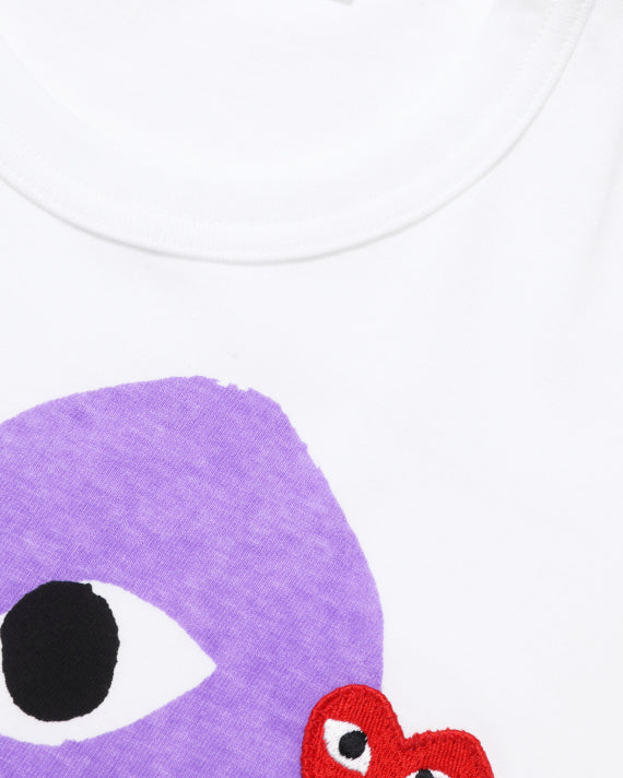Comme des Garçons PLAY Purple Heart T-Shirt