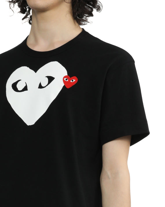 Comme des Garçons PLAY White Heart T-Shirt